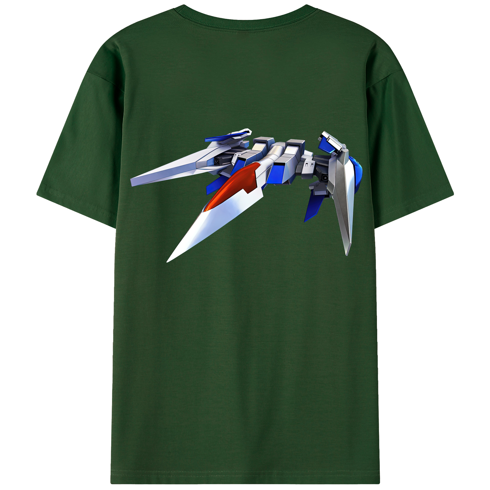 （画像用） 機動戦士ガンダム Mobile Suit Gundam 綿100％半袖Tシャツ（背面プリント）